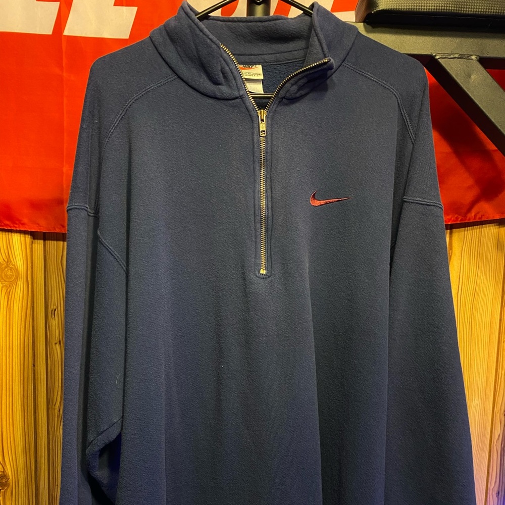Vintage Navy Nike Quarter Zip